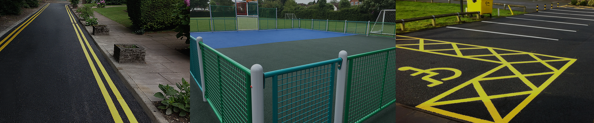 Commercial surfacing and line marking
